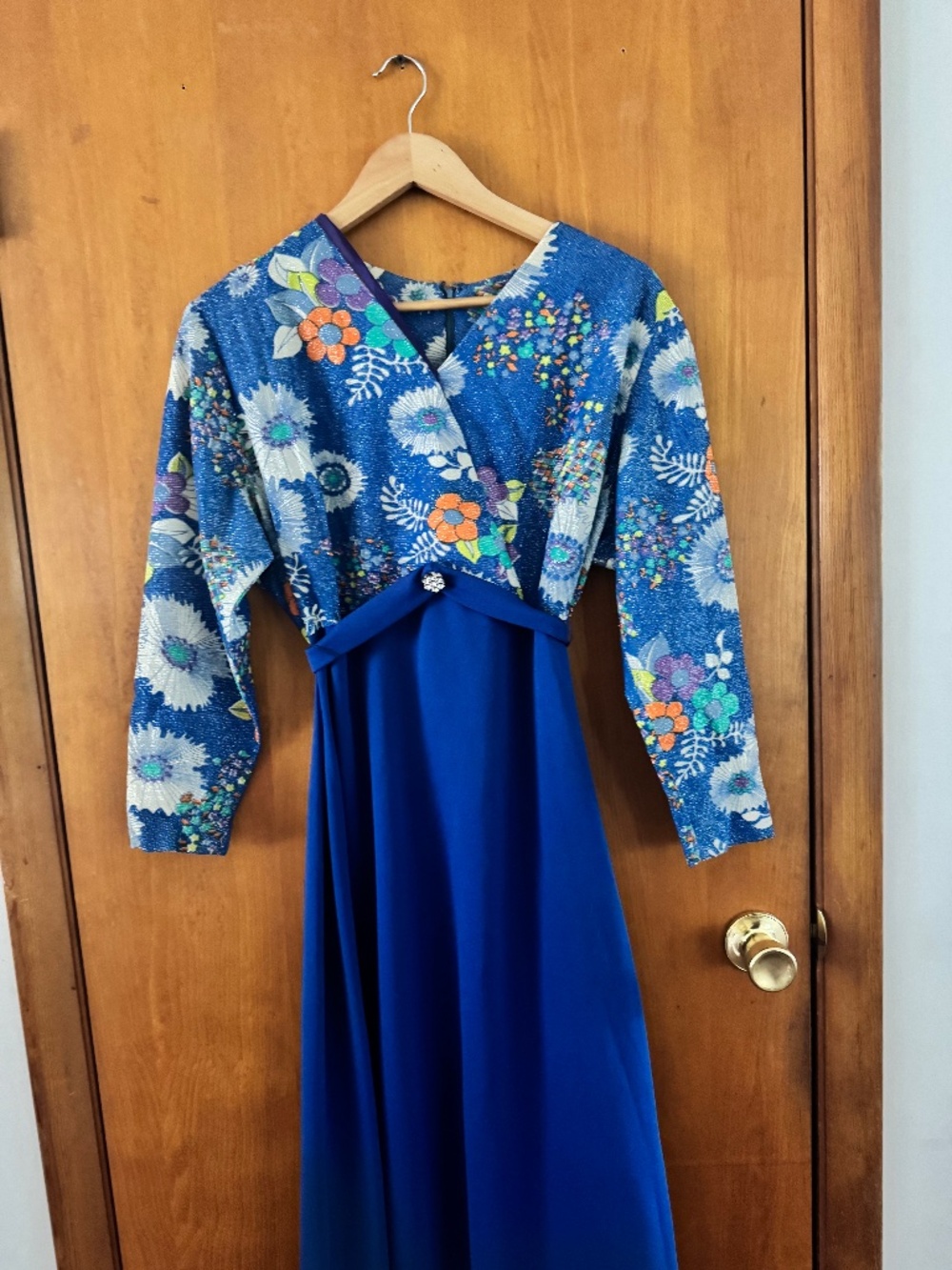 Vintage 1970’s Hostess maxi dress